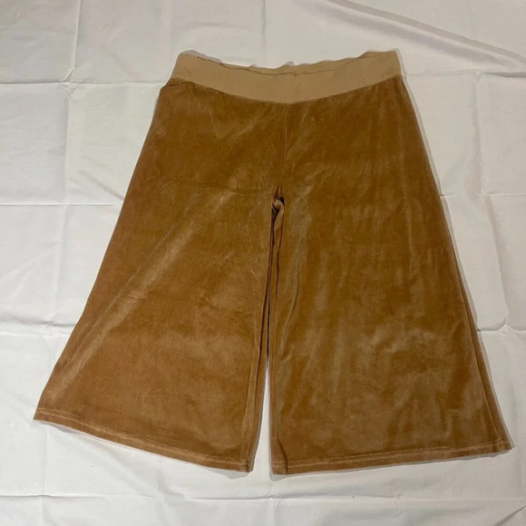 y2k Velour Gauchos Large - Picture 1 of 6